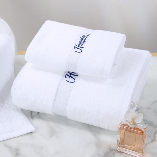 Toallas de secado rápido altamente absorbentes para el baño del spa del hotel grande