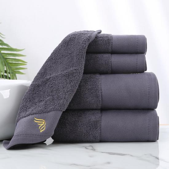 American Soft Linen Juego de toallas de lujo y premium 100% algodón turco auténtico de 6 piezas para baño y cocina