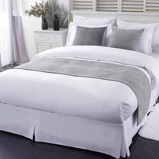 Camino de cama suave, ropa de cama, bufanda, protección para dormitorio, Hotel, sala de bodas