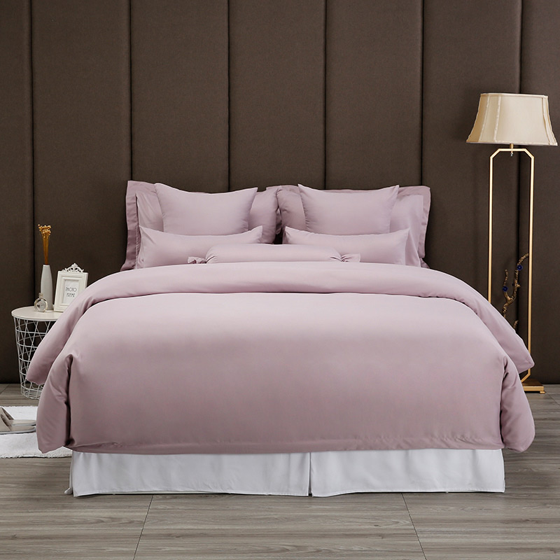 Ropa de cama rosa de lujo para AirBnB